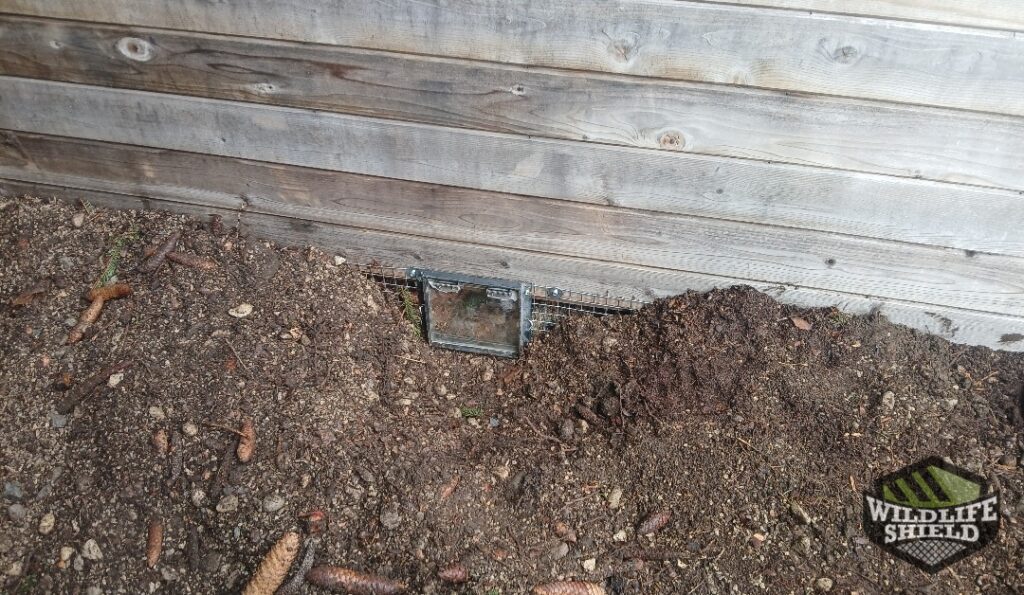 Installation of One Way Door